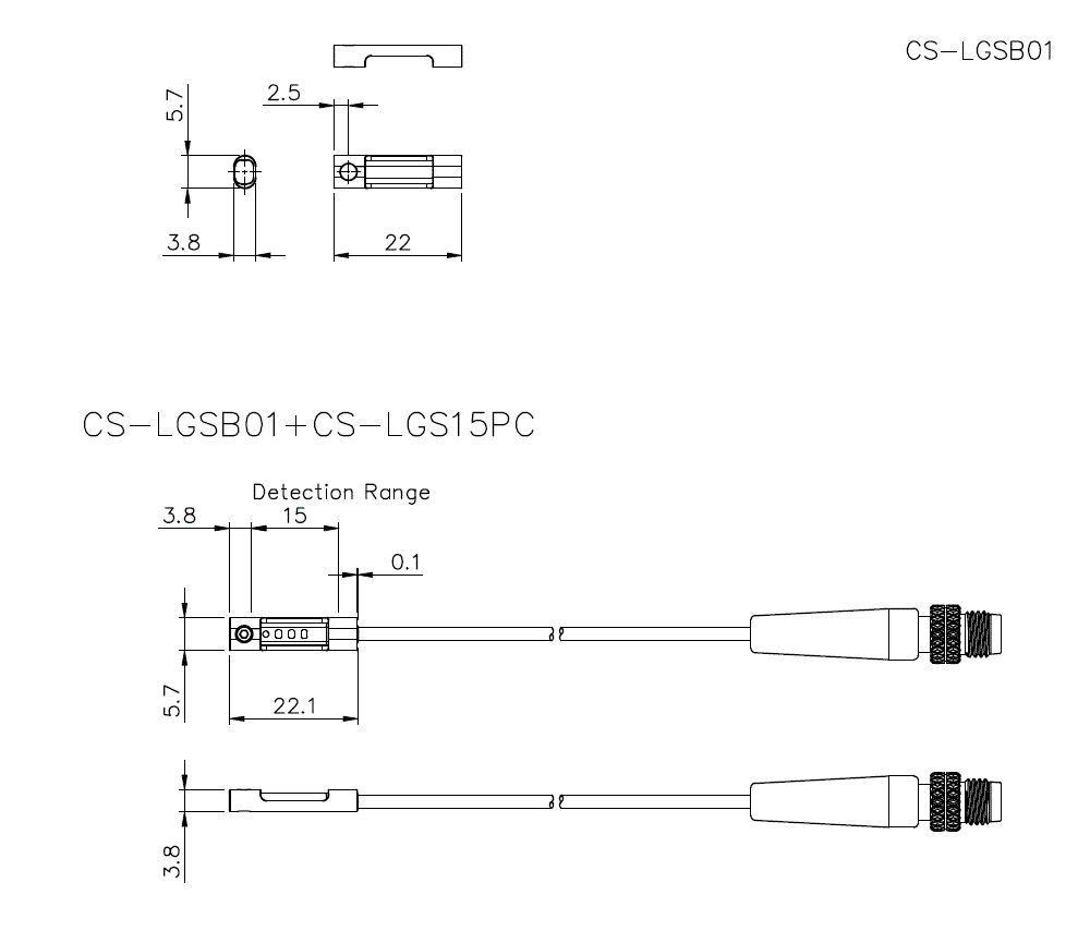 CS-LGSB01 Dimension