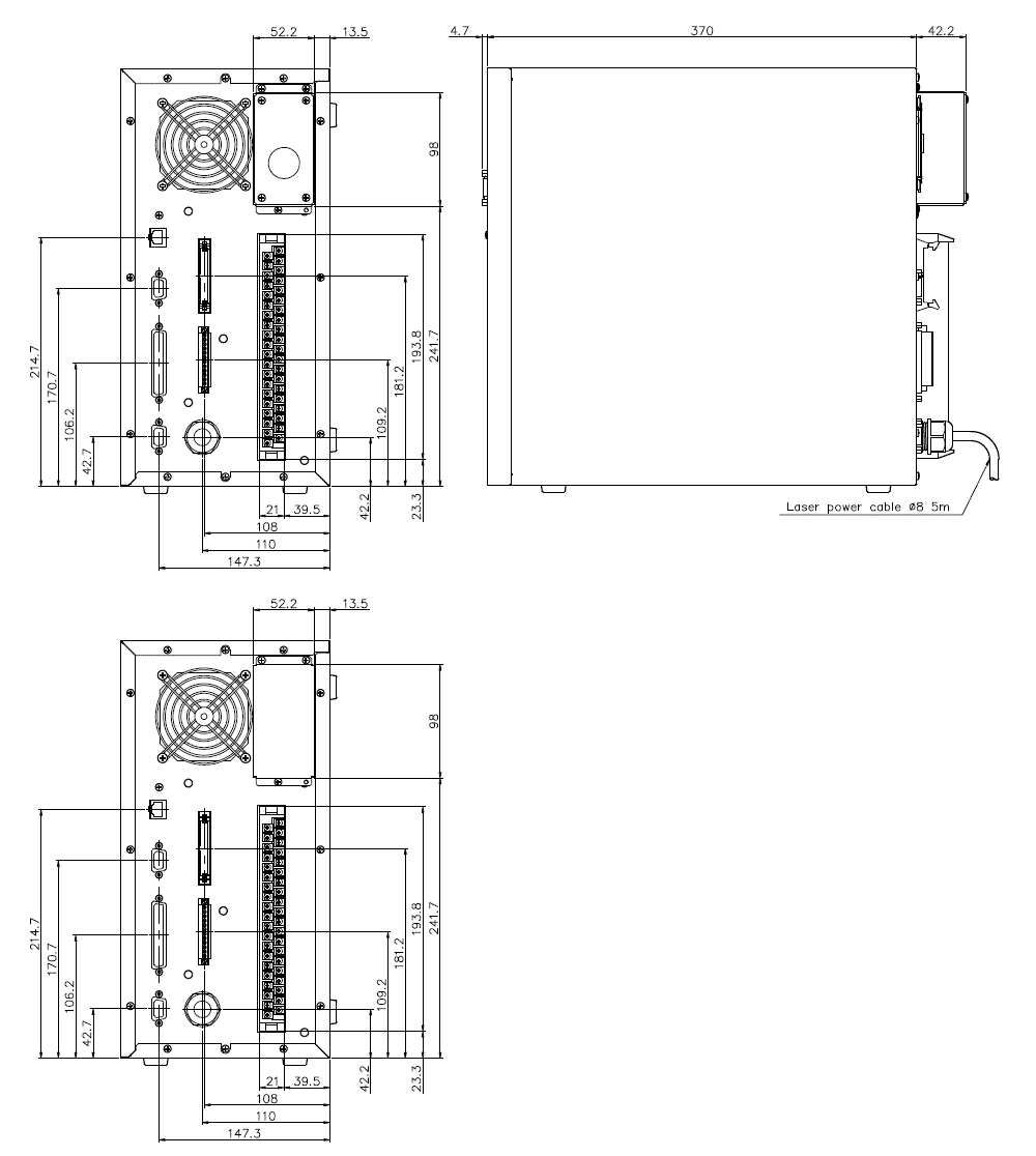 ML-Z9600 Dimension