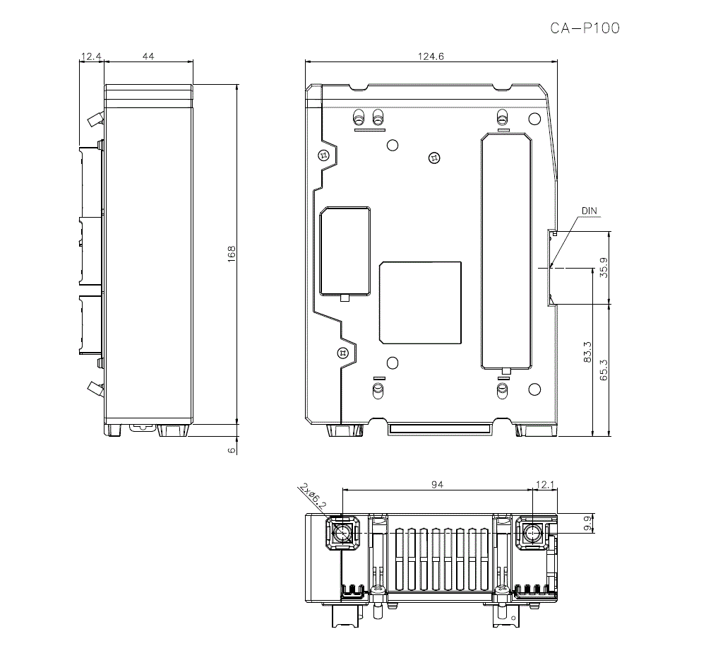 CA-P100 Dimension