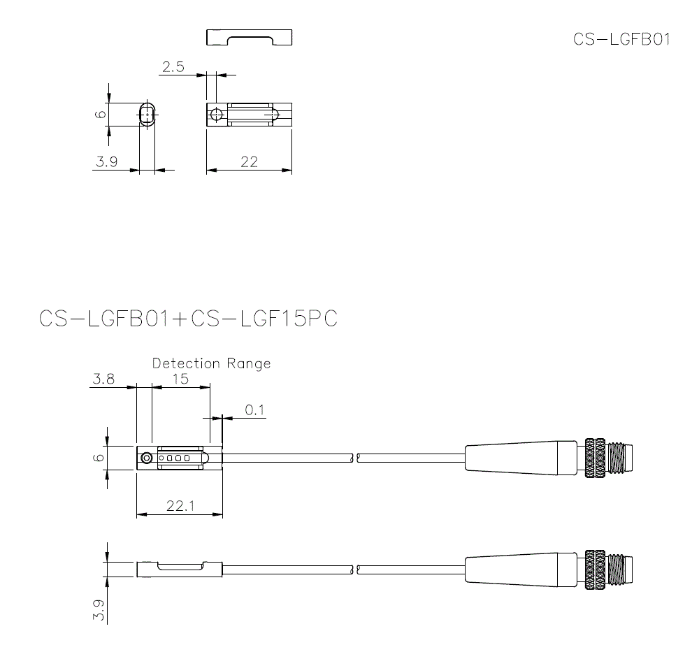 CS-LGFB01 Dimension