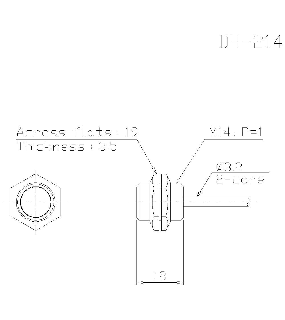 DH-214 Dimension