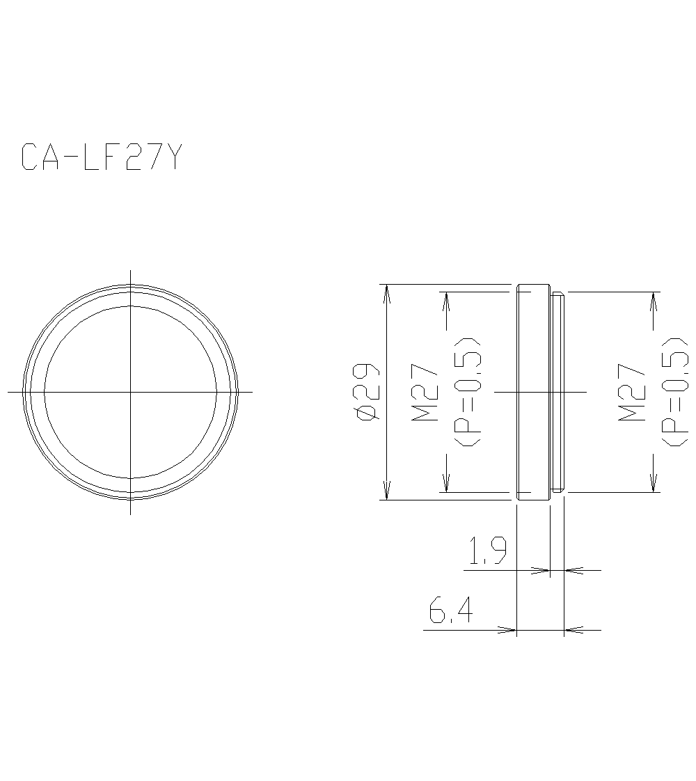 CA-LF27Y Dimension