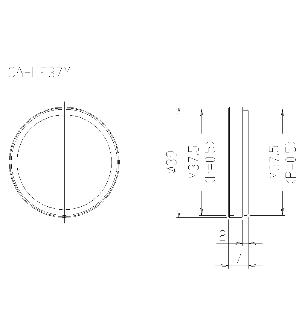 CA-LF37Y Dimension