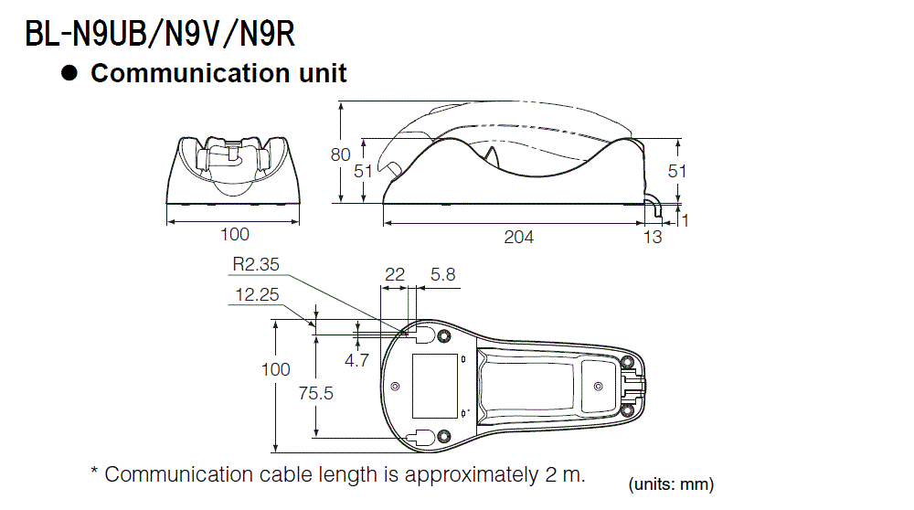BL-N9R Dimension