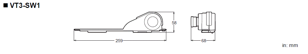 VT3-SW1 Dimension
