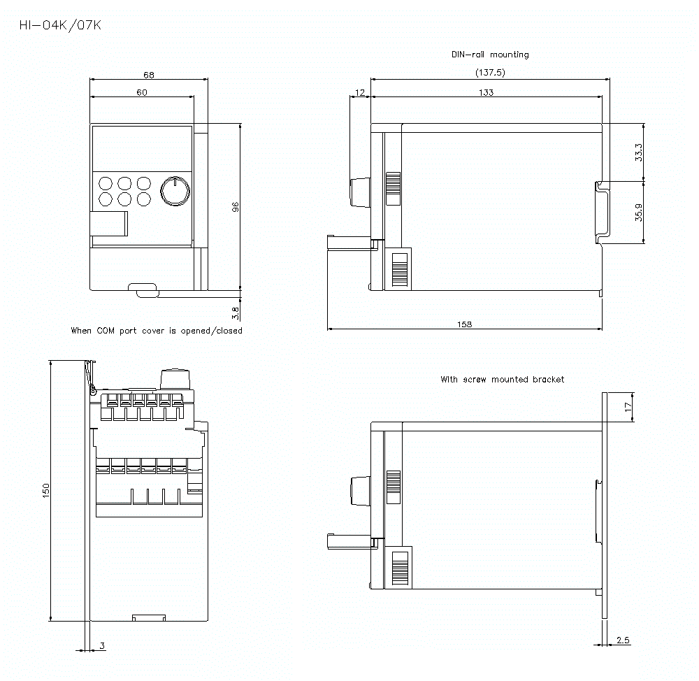 HI-04K/07K Dimension