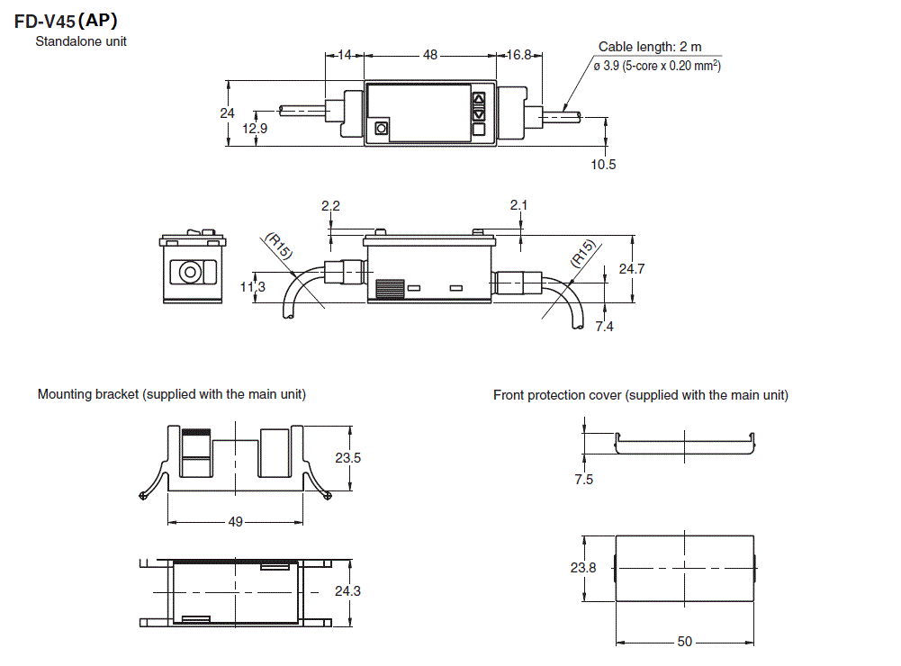 FD-V45(AP) Dimension