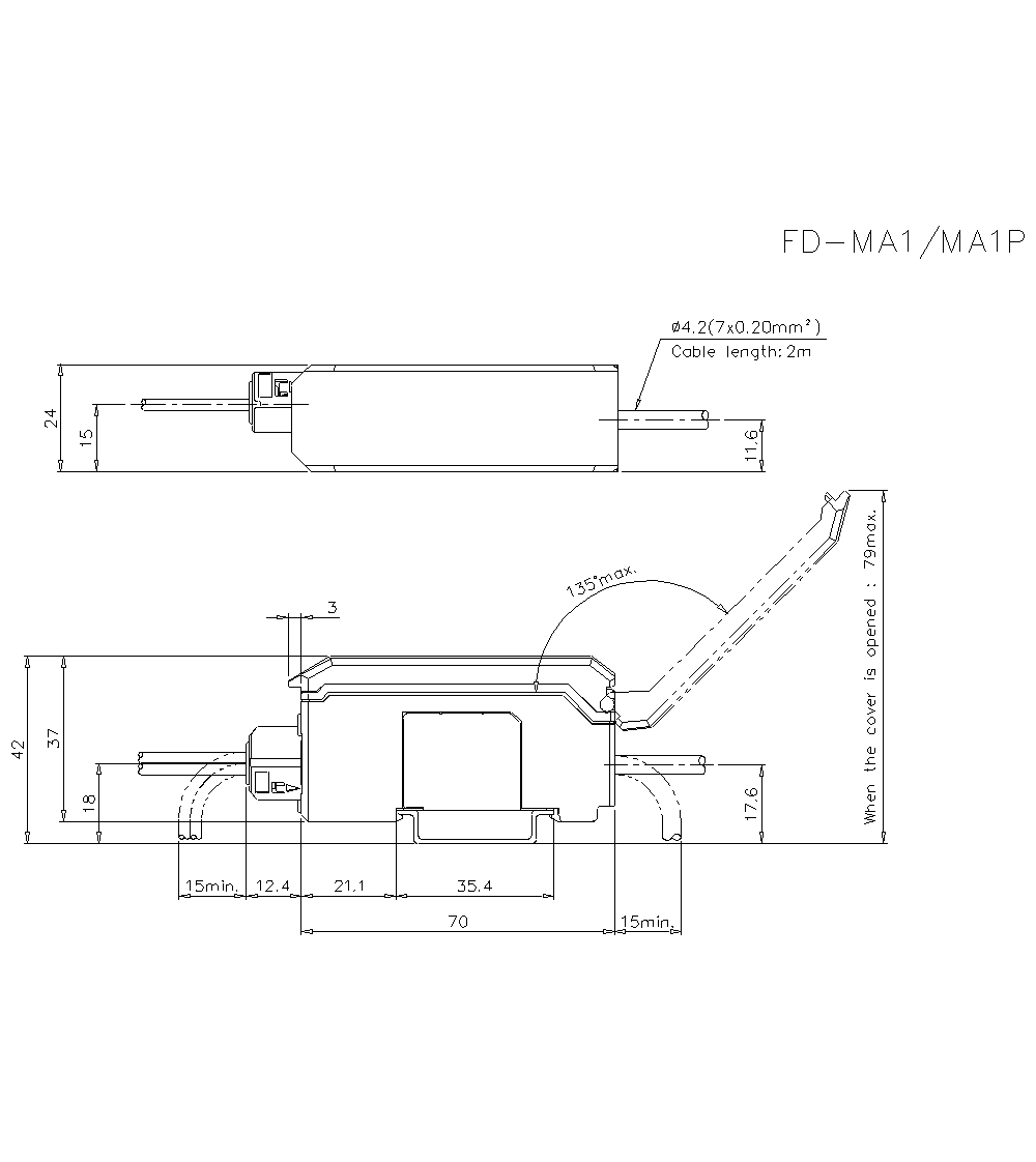 FD-MA1AP Dimension