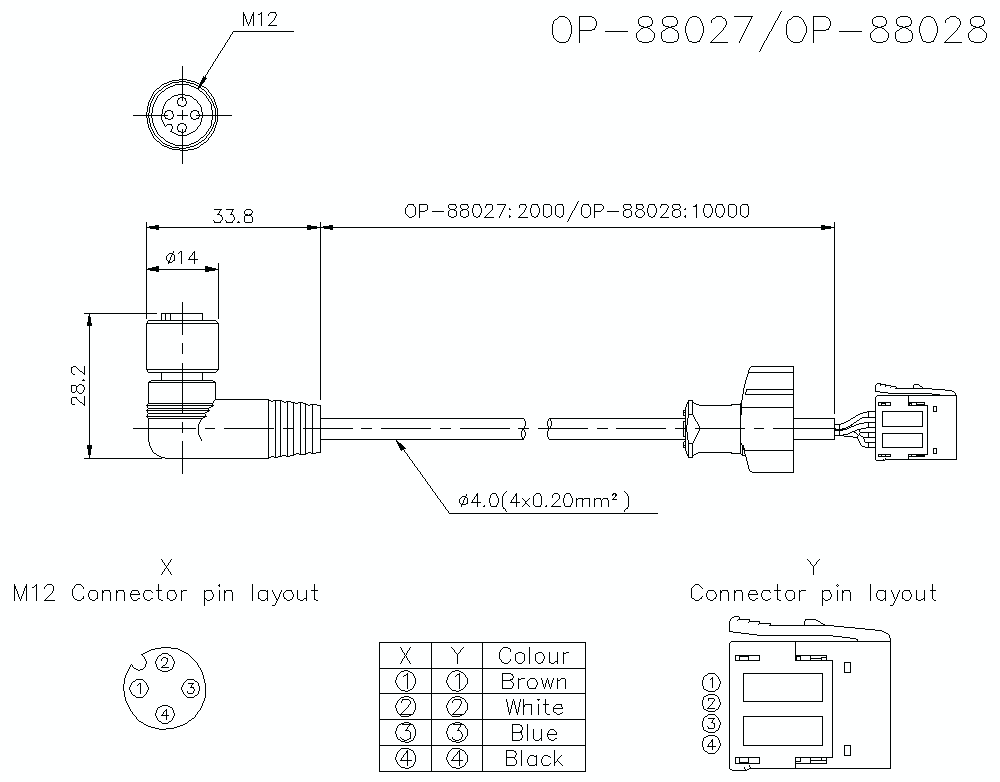 OP-88027/88028 Dimension