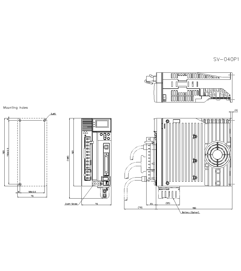 SV-040P1 Dimension