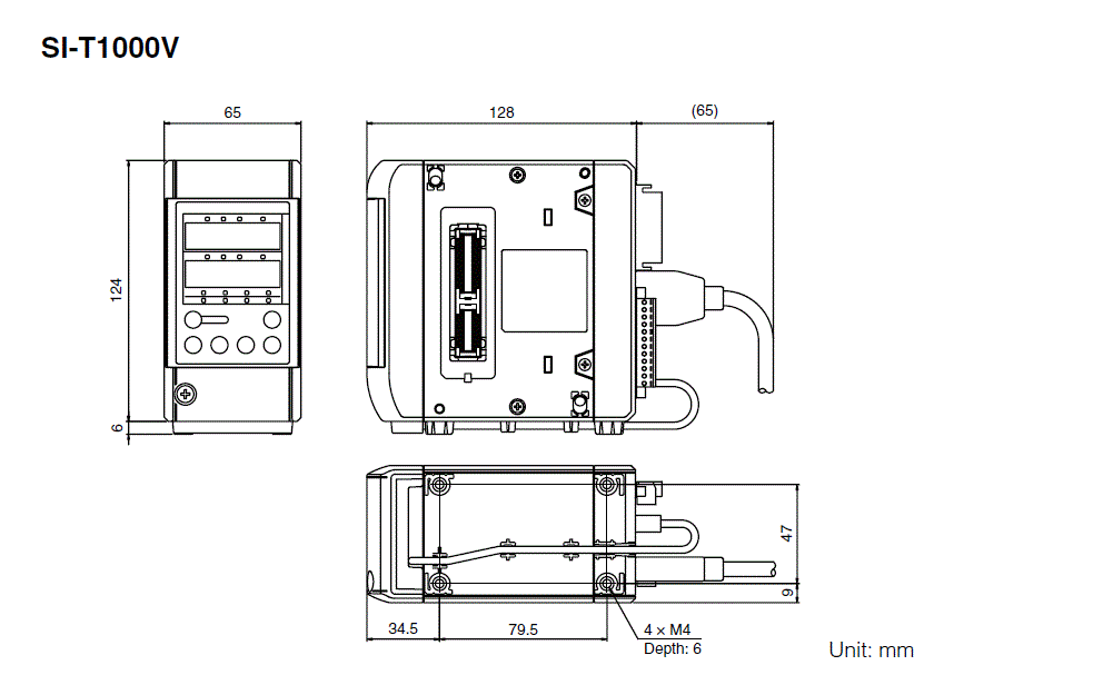 SI-T1000V Dimension