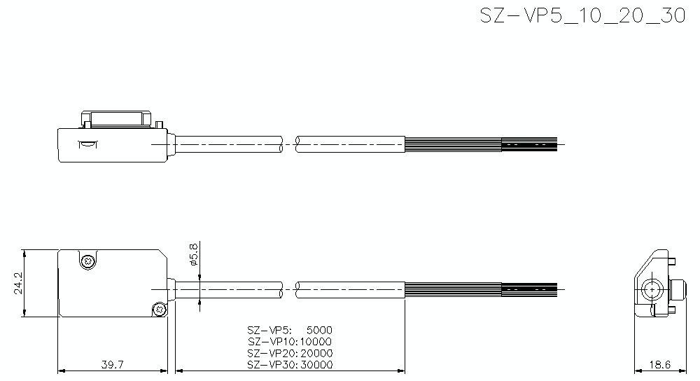 SZ-VP5/10/20/30 Dimension