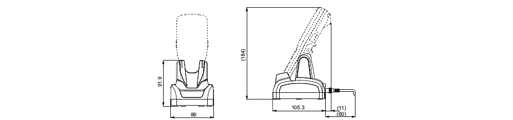 BT-WUC8UGA/WUC8LGA/WUC81GA Dimension