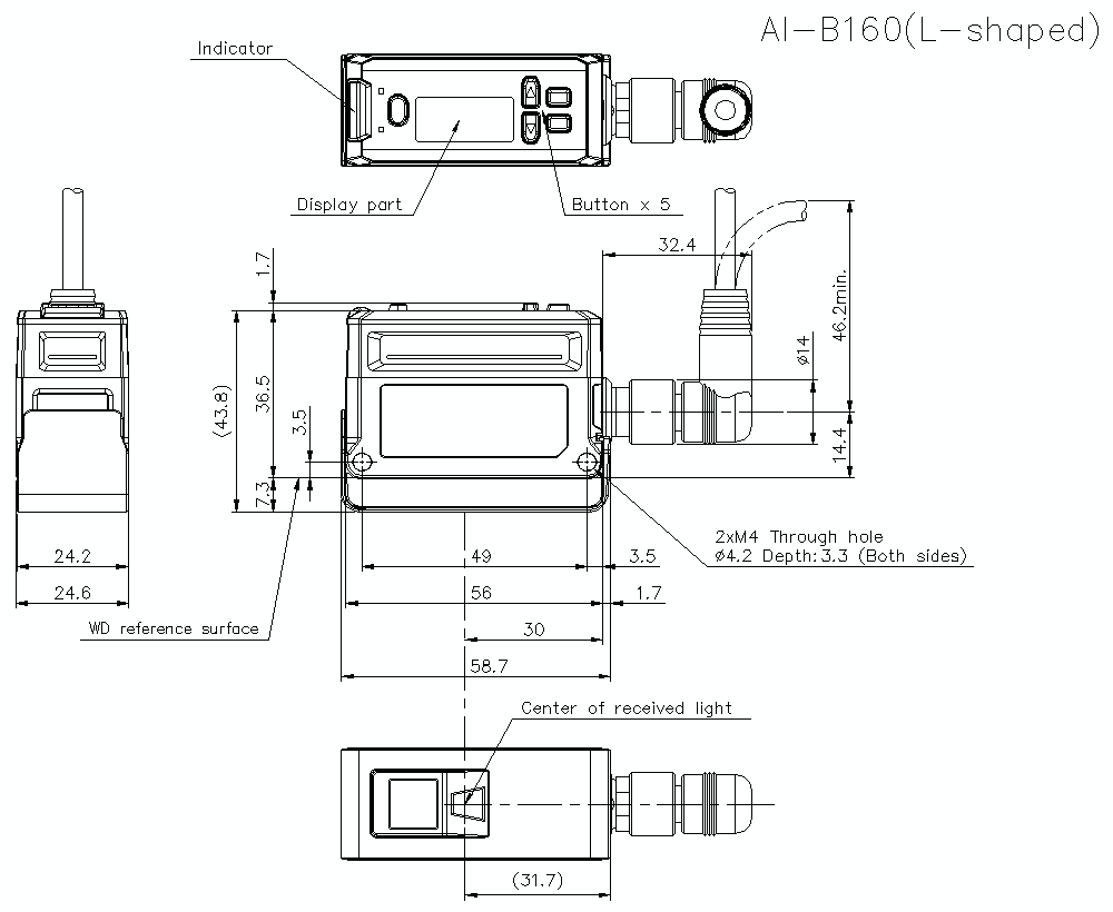 AI-B160(L) Dimension