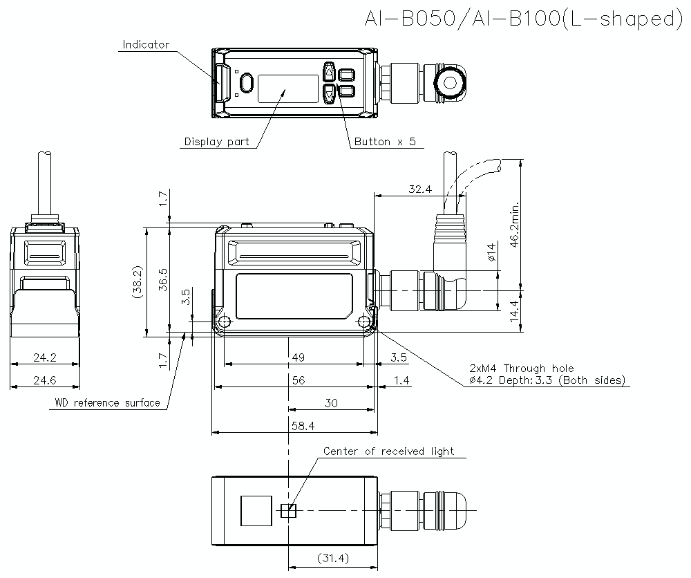 AIB050-B100(L) Dimension