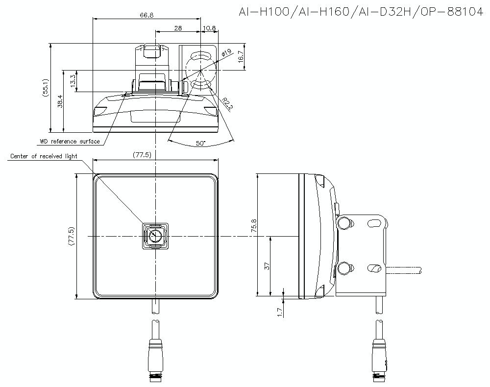 AIH-D32H/88104 Dimension