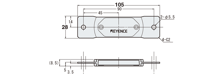 RF-T5M40F Dimension