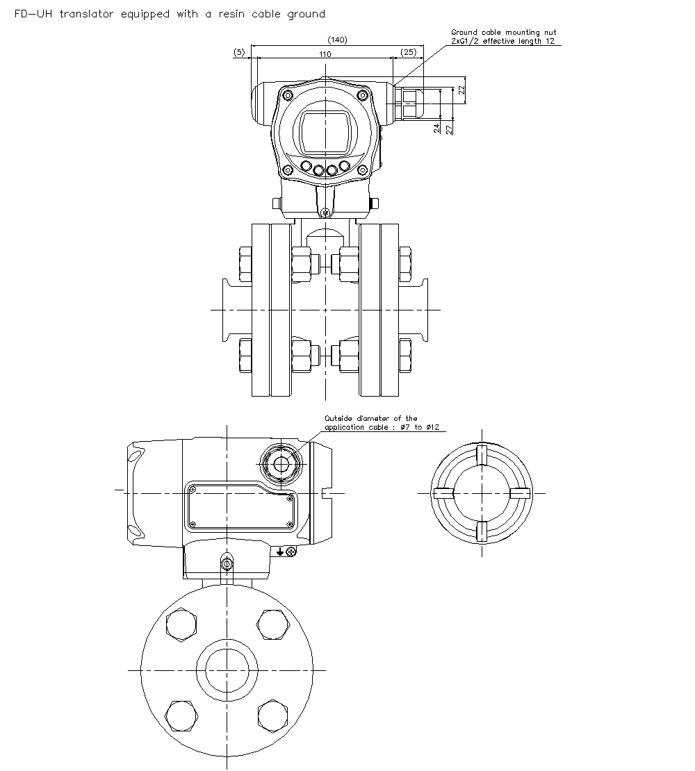 FD-US40_03 Dimension