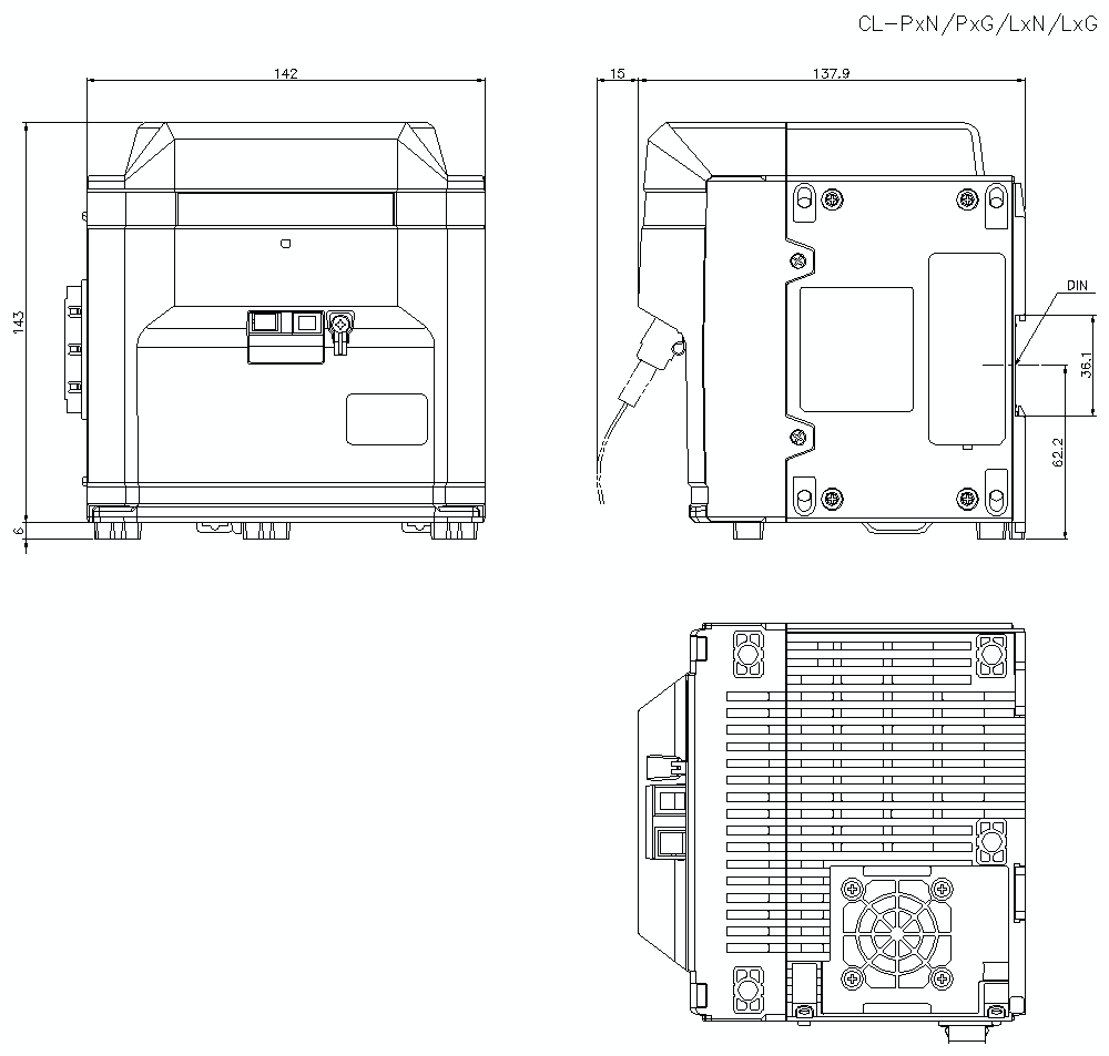 CL-PN/PG/LN/LG Dimension