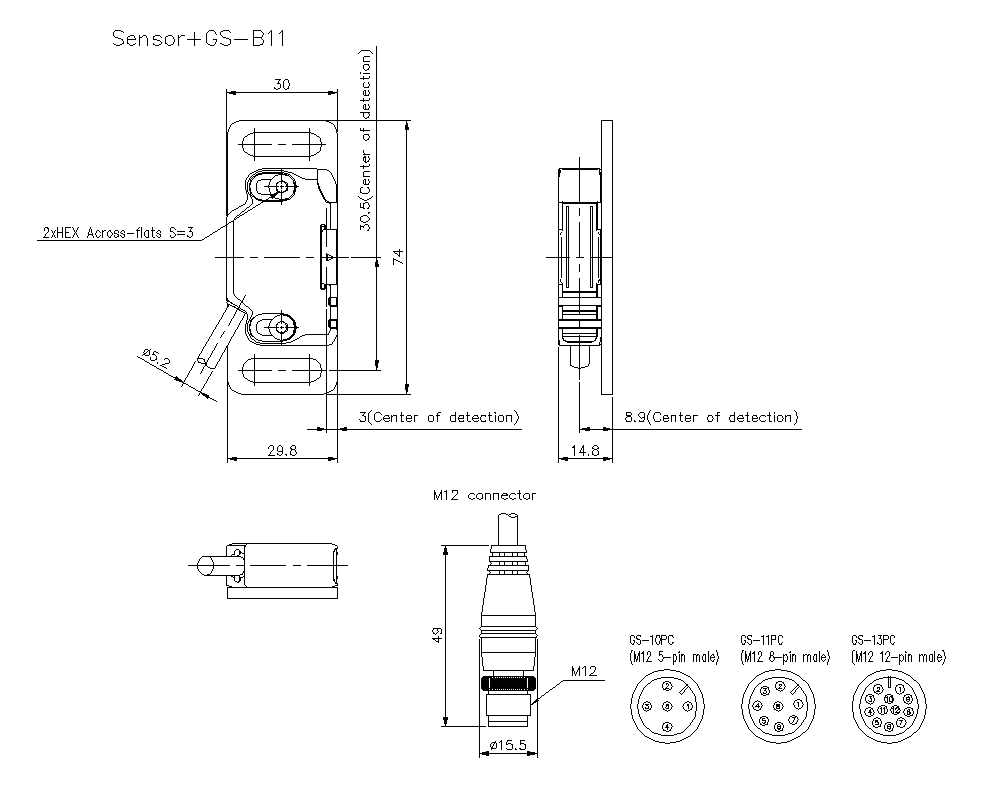 GS-1XPC/GS/B11_02 Dimension