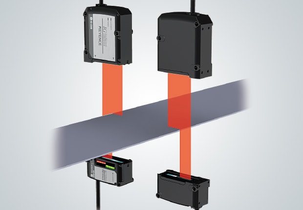 傾き・平行度 | 判別変位センサの選び方| キーエンス
